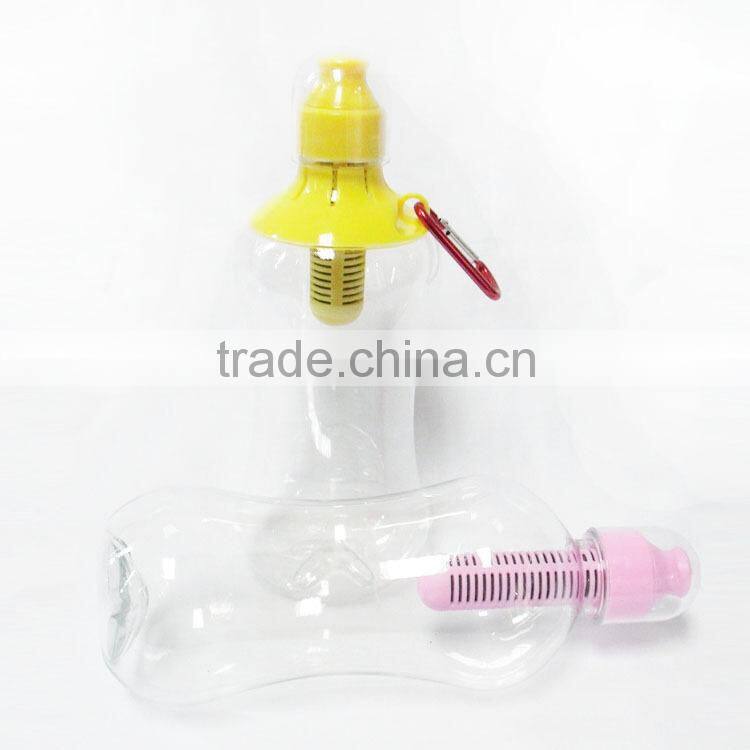 Shenzhen Wholesale 550ML BPA free Filter Bottle with Gfit Box