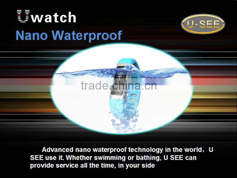 U9 Uwatch 2014 New Smart pedometer watch ,watch with pedometer with step counter