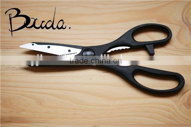 11pcs Household stainless steel kitchen knife set with wooden board BD-KS561