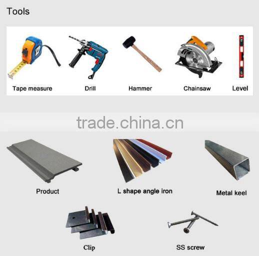 JFCG wpc exterior wall panels wood plastic composite cladding for outdoor