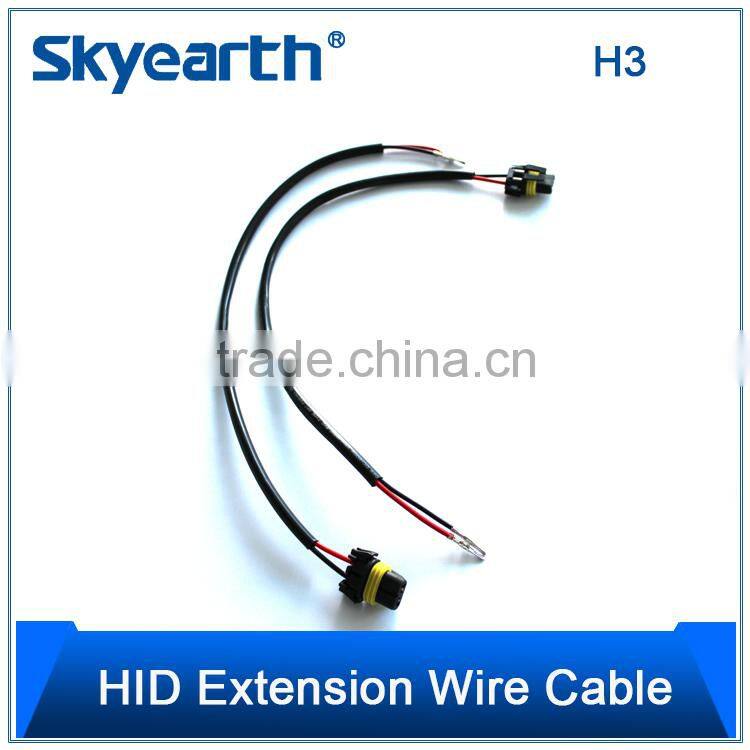 100% Waterprooft And Shockprooft H3 HID Wiring Harness Power Extension Cord