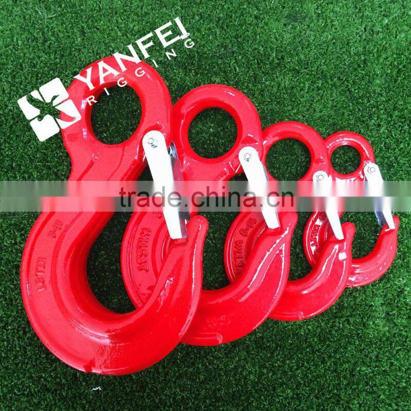 320A/C G80 Hoist Eye Hook With Latch For Chain