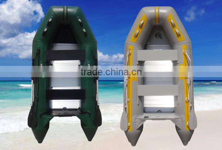 easy to carry inflatable boat with tralier