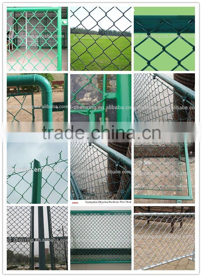 Durable protective chain link fence for grasslands field