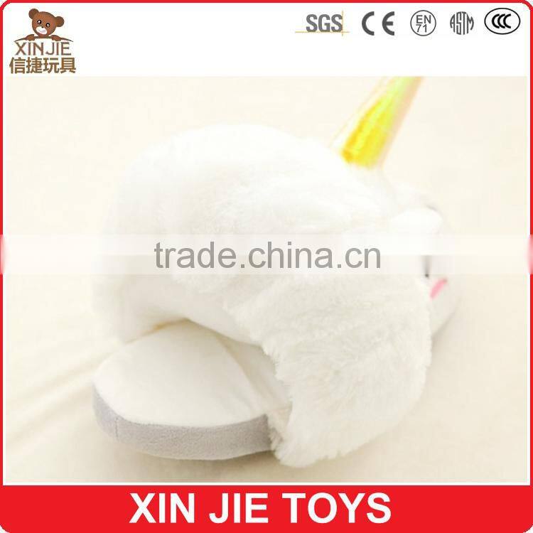 nice design plush unicorn slippers ISO9001 plush slippers manufacturer new design girls plush animal slippers
