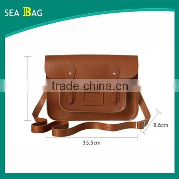 2016 Hot Selling Woman Custome Leather Messenger bag For Wholesale in Guangzhou