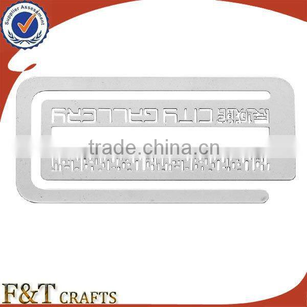 crafts and gifts personalized laser engrave logo metal bookmarks bulk