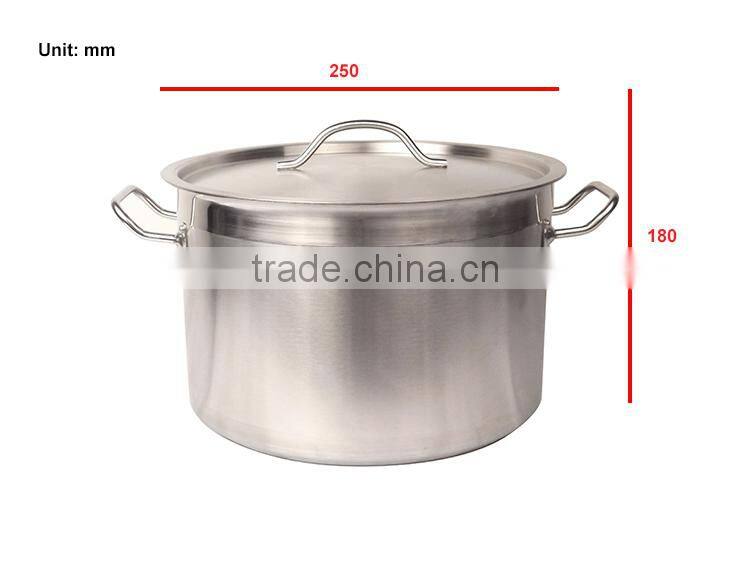 High power high efficency commercial industrial Stainless steel Kitchen steam stock pot for restaurant hotel