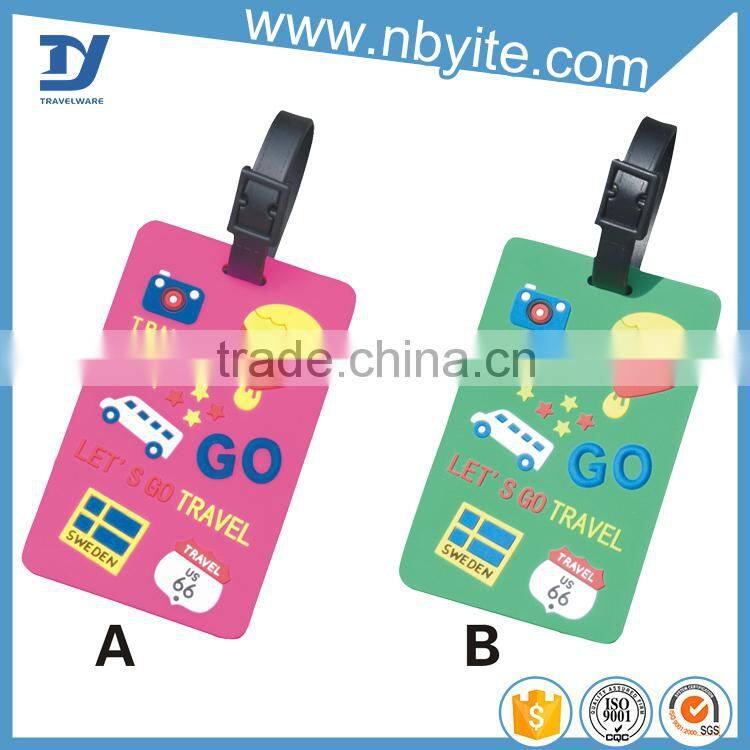 Directly factory Magnetic name tag, blank golf bag tag, plastic golf bag tag.