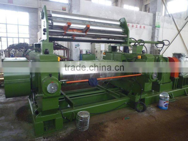 high quality two roll mixing mill with above rollers