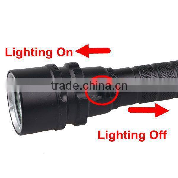 3* XM-L2 LED high lumen LED Diving Flashlight For Scuba Diving Equipment