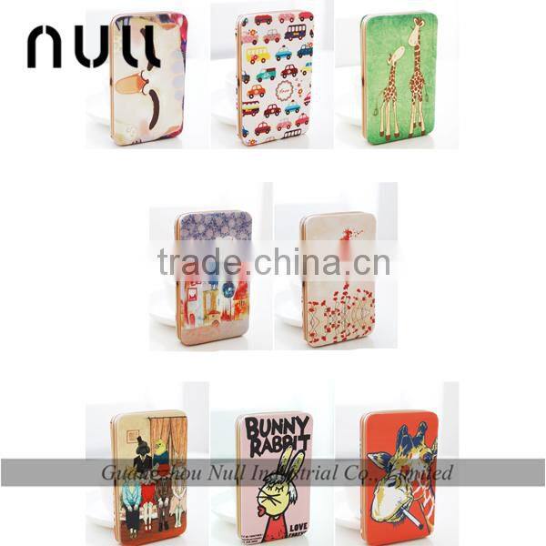 Passport cell phone and card holer leather young girl wallet with frame