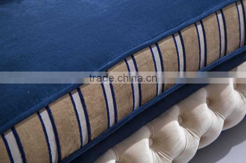 European Classic Sofa New Modern Design Chesterfield Fabric Sofa Set AL044