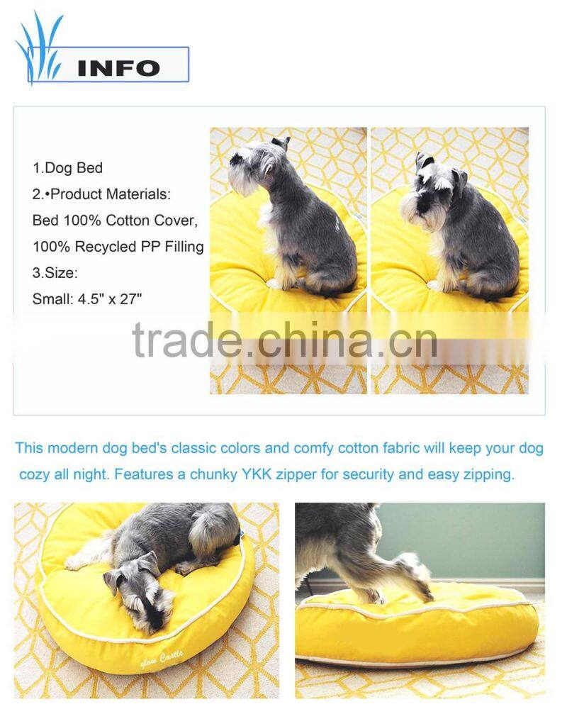 New Arrival Breathable Soft Buffalo Plaid Circle Bed