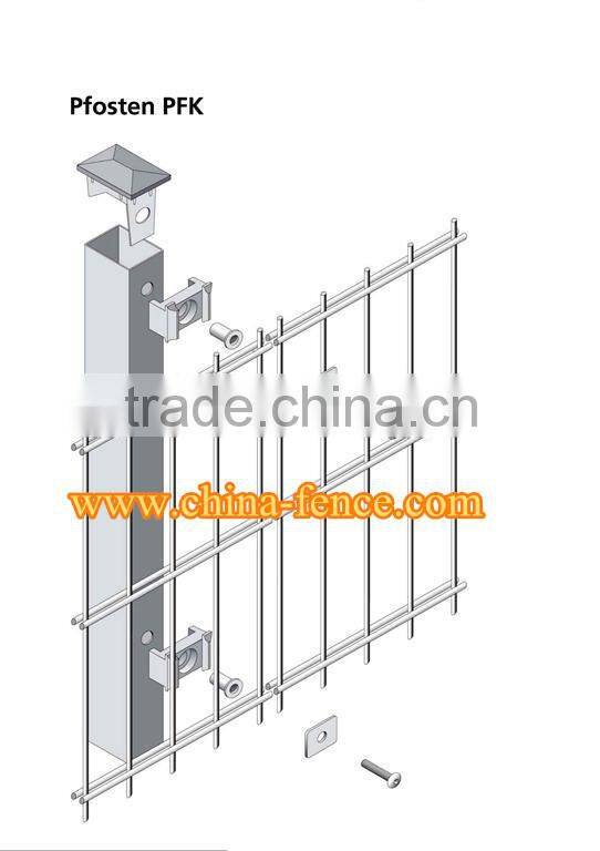 Cheap double wire mesh garden fencing