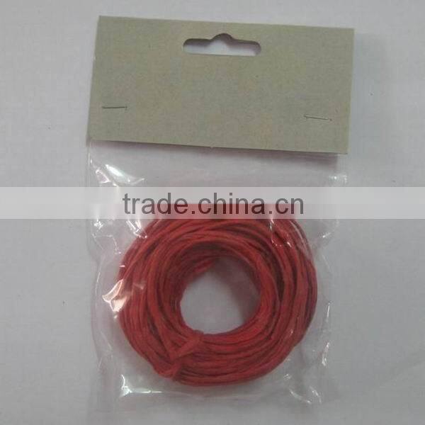HOT SALE 3 Lanes Paper Raffia Ribbon Spool, Paper Cord for Present Wrapping Decorations