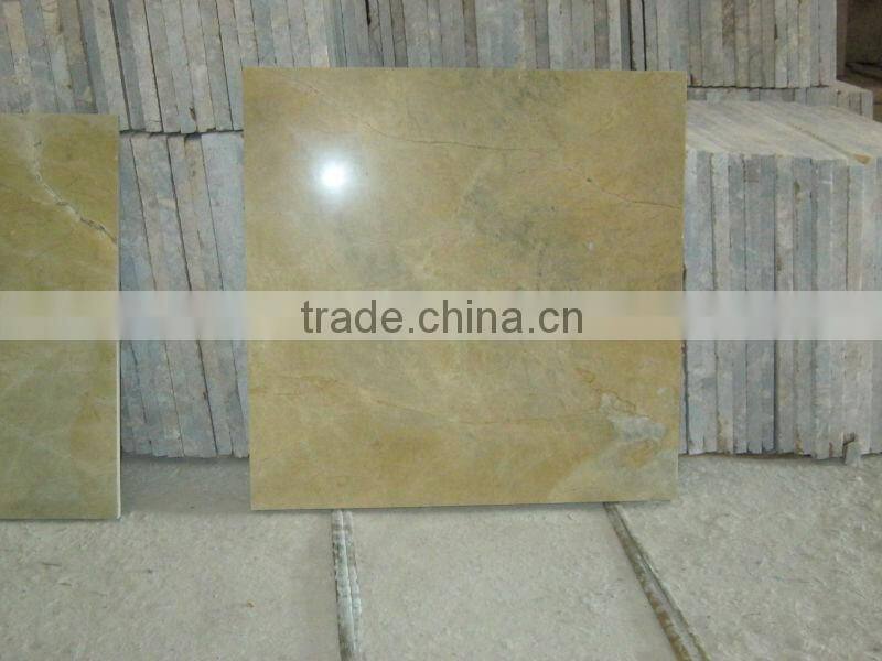 POLISHED GREY YELLOW MARBLE TILES