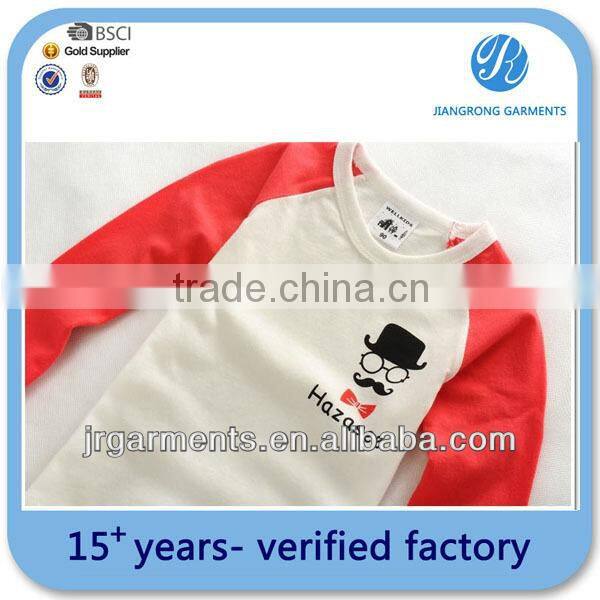 Brand Clothing Casual garment long sleeve t shirts for Boys and Girls
