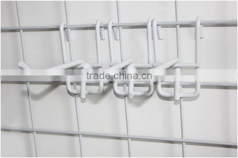 High Quality Wire mesh rack hook /Wire hanging hook/Wire peg hook rack