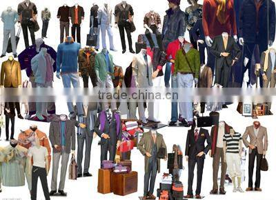 Grey full-body of standing men model