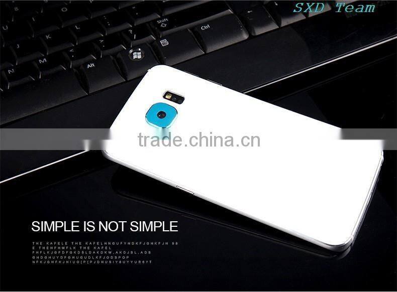 New S6 Rear Camera Lens Metal Protective Ring Guard Cover Protector for Samsung Galaxy S6 Edge Lens Protector Cover LPS6
