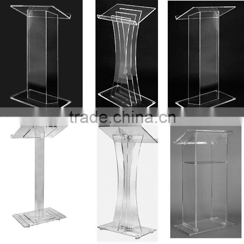 Acrylic/Podium/Lectern/Pulpit/Plexiglass/Lucite/clear