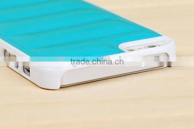 For iPhone 5 Plastic Case With Soft Leather, For iPhone 5S Plastic Case