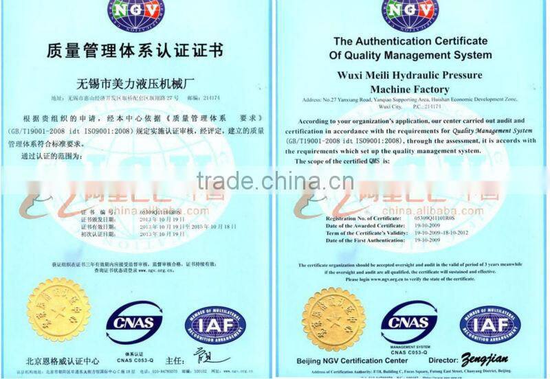 Y31 double-column hydraulic press