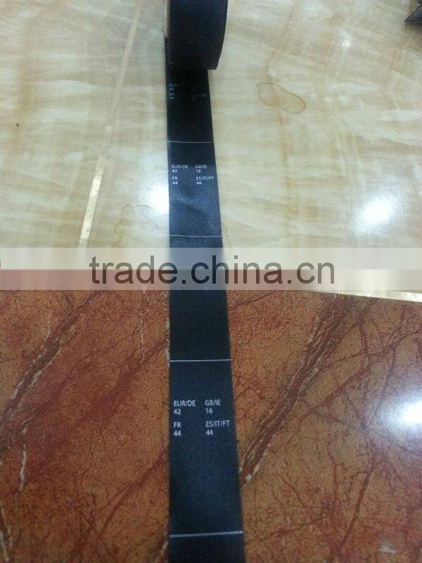 2014 fashion woven main label for clothing neck