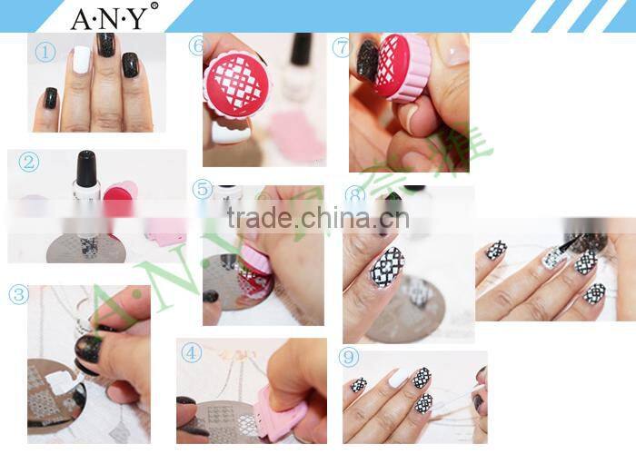 ANY Metal Handle Silicone Top Sticky and Soft Nail Stamper in Nail Printer