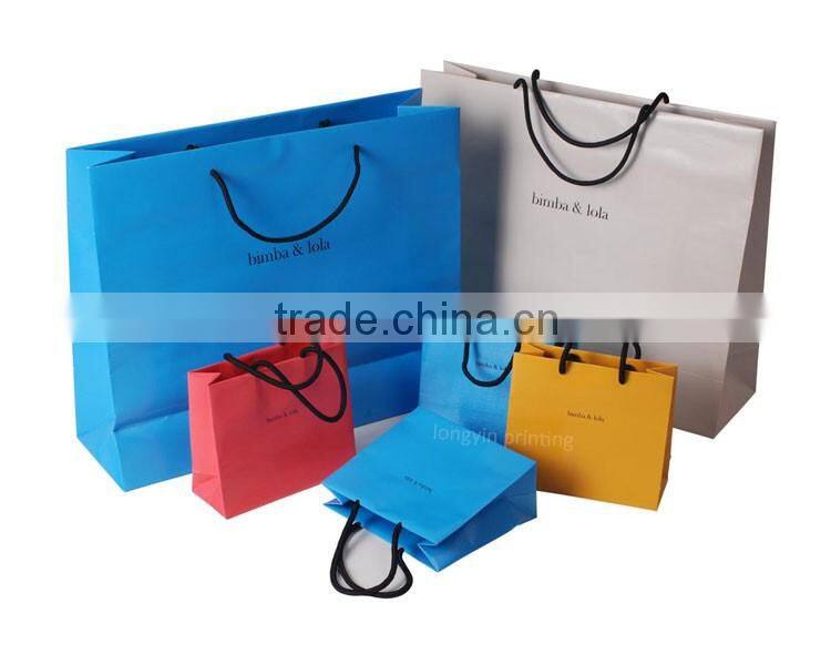 High quality colorful paper bags printing
