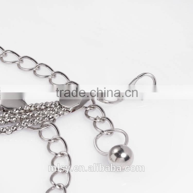 Snake shaped manufacture fashion zinc alloy decorative ornament chain Brightness F1-80026