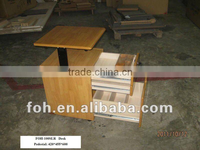 Modular Student Dormitory Desk, Home Bedroom Desk of Different Material Options (FOH-100SLR)