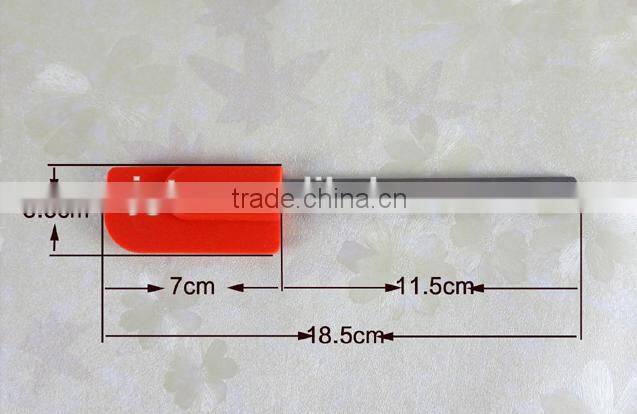 Supplies silicone spatulas with stainless steel handle kitchen bakeware tools