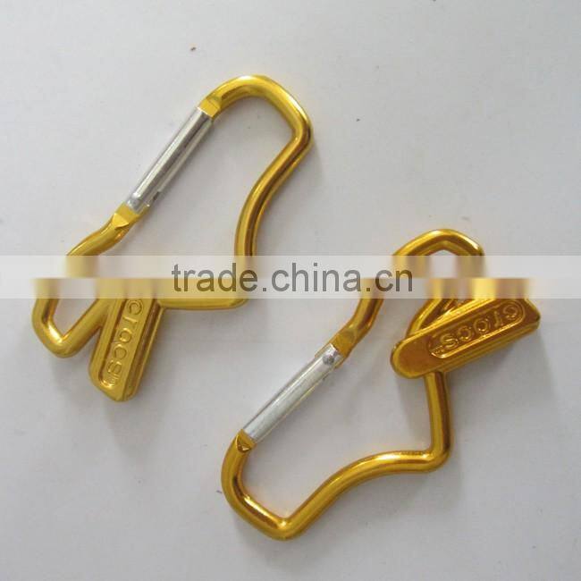 Carabiner Screw Lock Hanging Padlock Key Chain