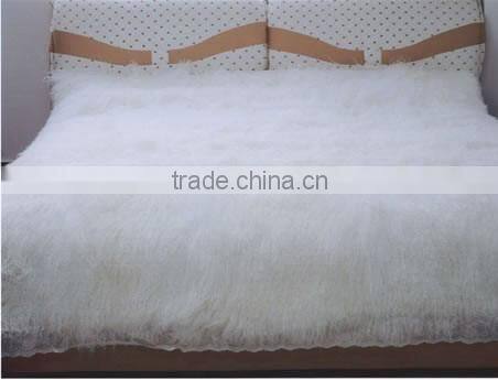 hot selling mongolia tibet lamb fur blanket