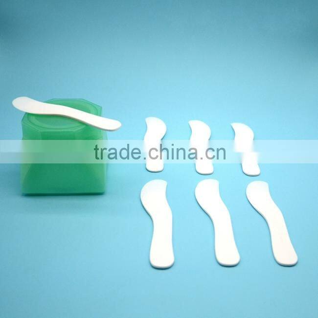 plastic cosmetic scoop, spoon scoop,cream cosmetic spatula
