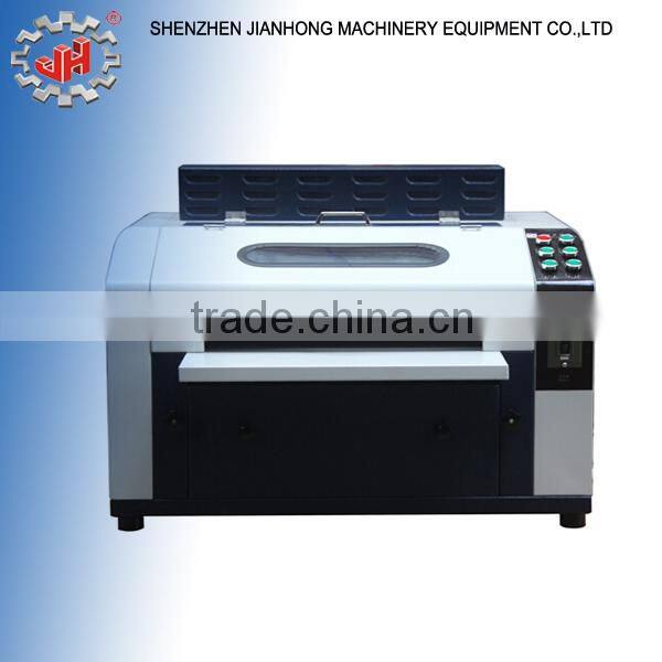 JH-950 multipe size printed paper sticker label photo standing UV coating machine UV vuring varnish