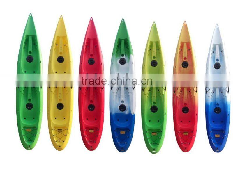 Single canoeing Kayak canoe Kayak platform proofed kayak boat PE plastic