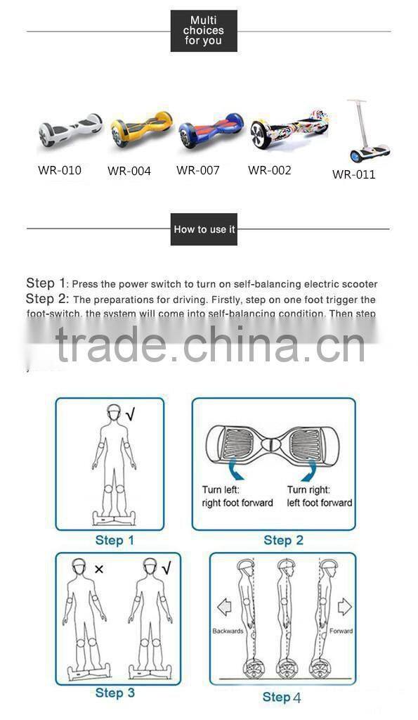 Shenzhen Factory Hot Sale Self Balancing Electric Scooter