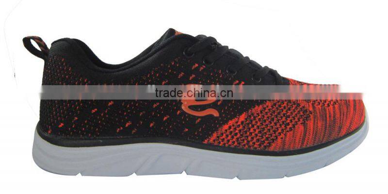 2016 fashion flying knit sport shoes for men