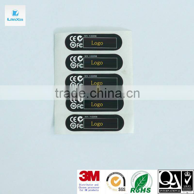 Custom Plastic Warning sticker