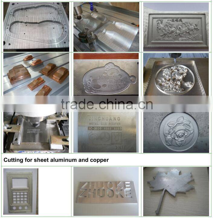 2.2kw spindle wireless handwheel 4axis metal cnc engraving machine 6090