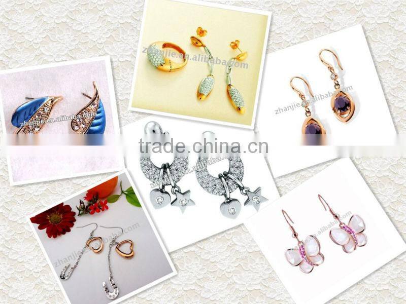 2013 earring display stainless steel earrings fashion jewelry for women