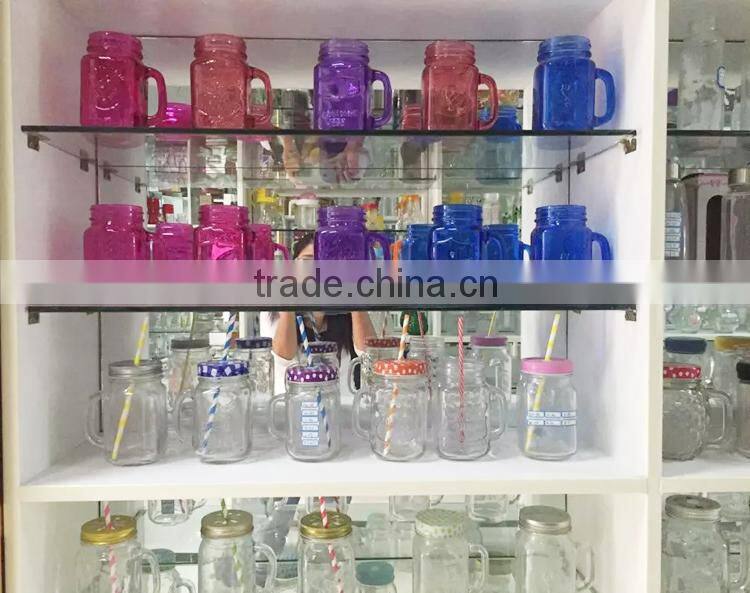 500ml glass empty cream jar container