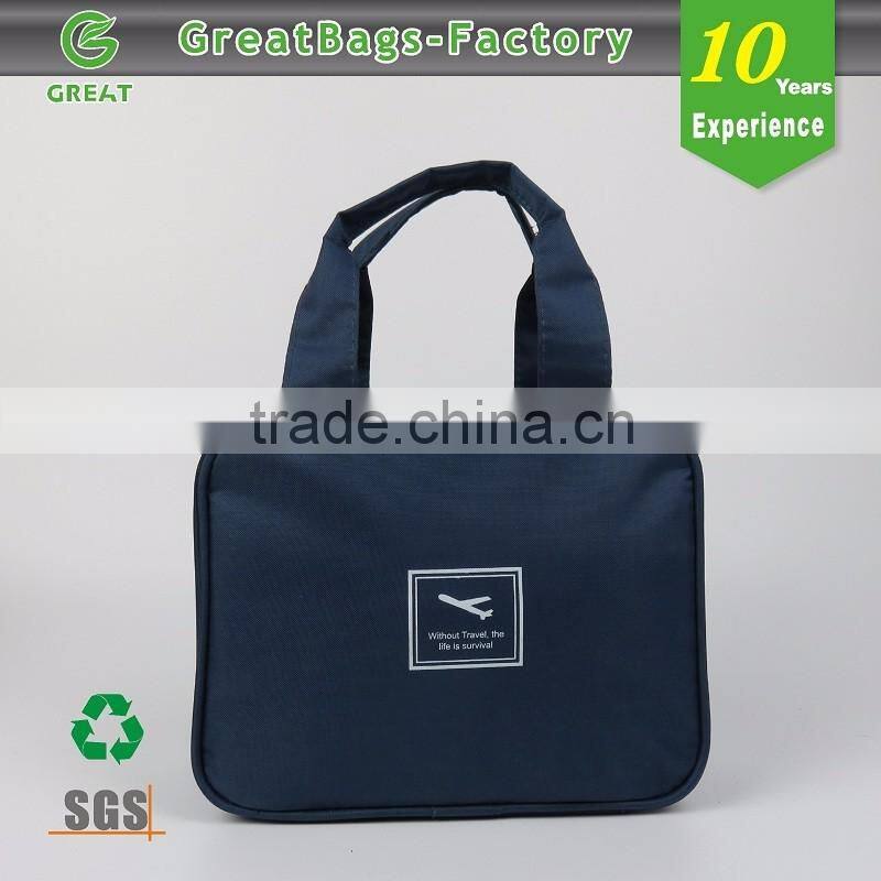 Deluxe 600D Personal Travel Custom Foldable Toiletry Bag