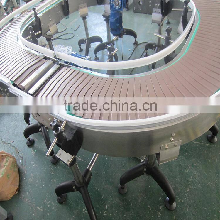 slat chain flexible conveyor by customer requests