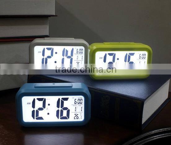 Funny Bedroom Standing Digital Time Zone Table Clock