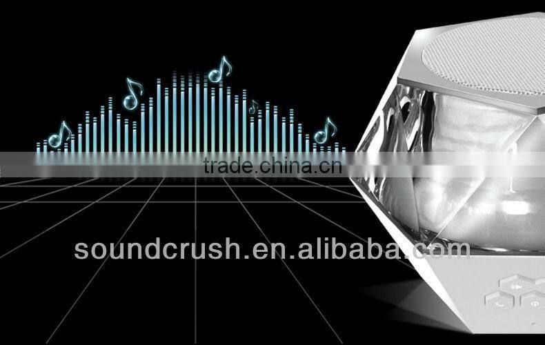 2013 best bluetooth speaker with led light/handfree/wireless/portable for outdoor