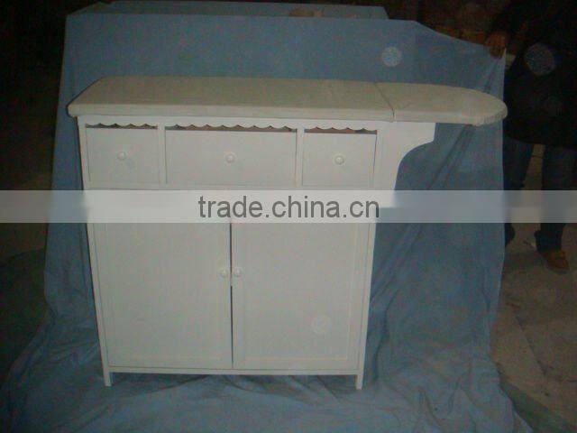 multi fuction wooden ironing table